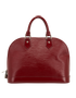 Alma PM, &pound;720, Handbags, Red, Leather, Front view
